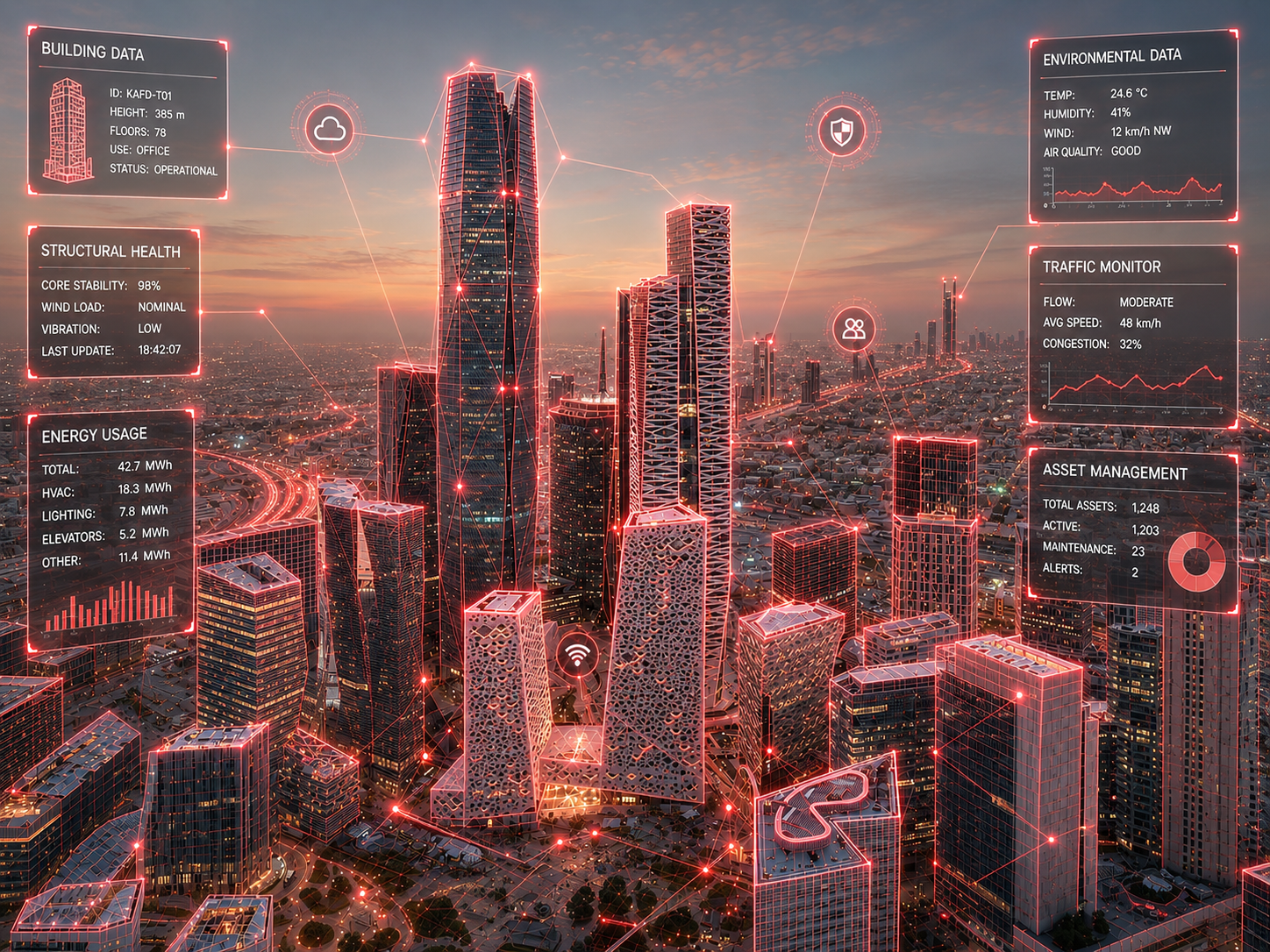 Digital twin visualization