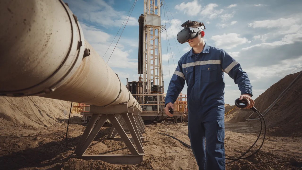 VR training simulation